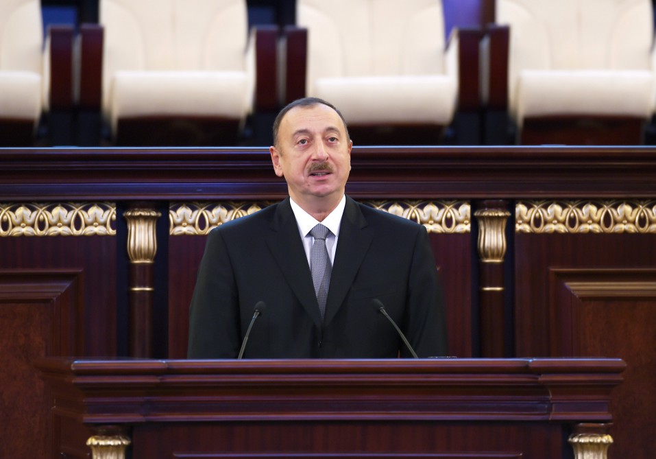 President Aliyev attends general meeting marking 70th anniversary of ANAS
