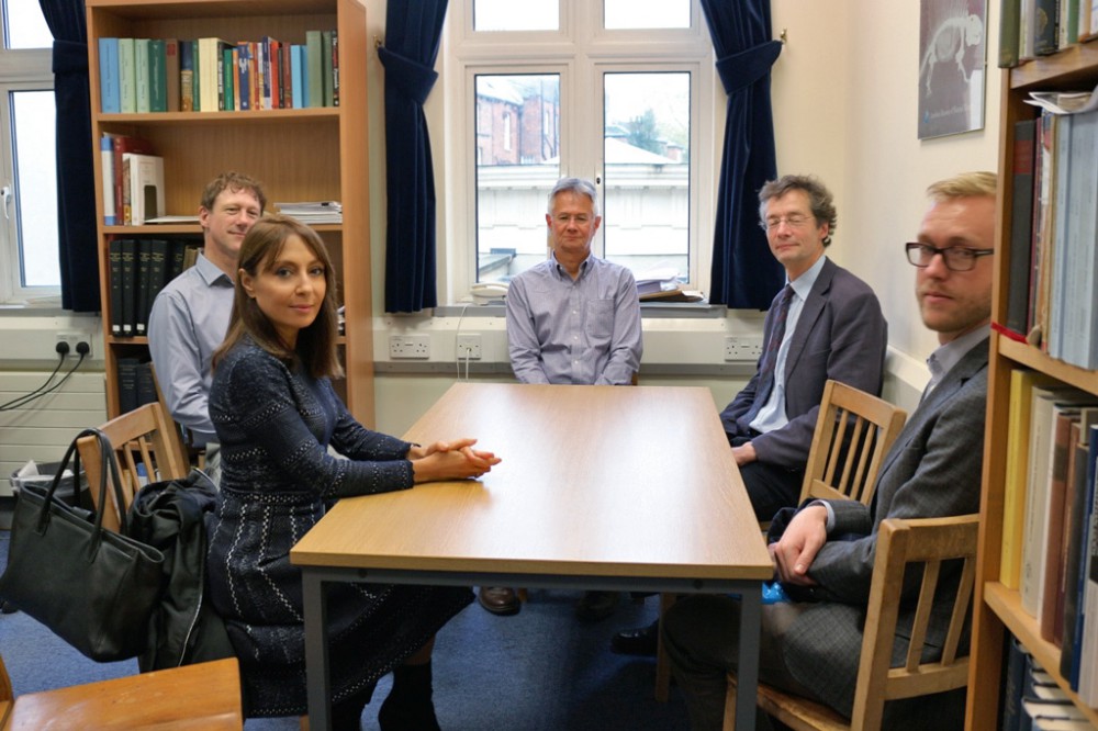 Nargiz Pashayeva meets new chief of Oxford’s Oriental Institute