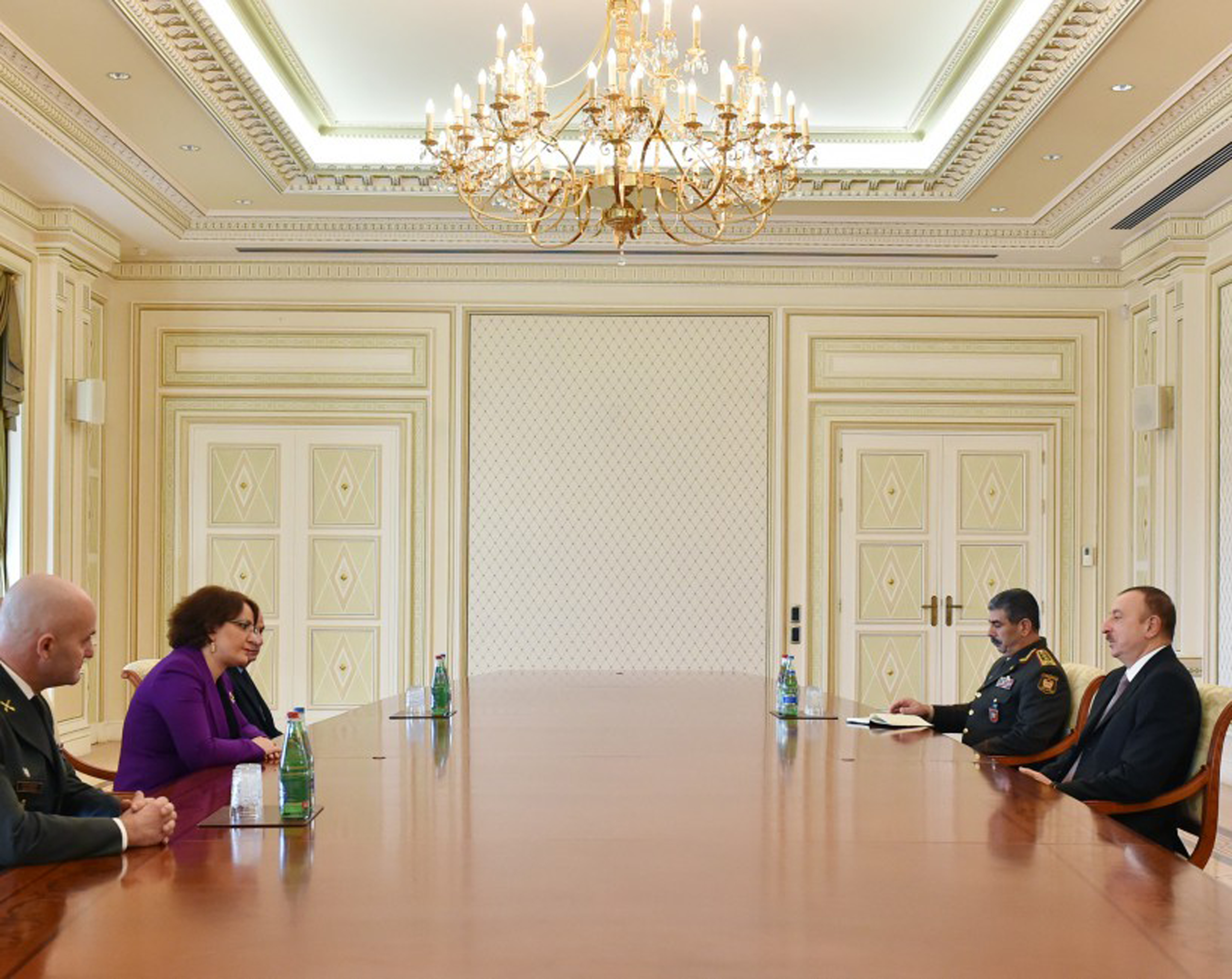 President Aliyev receives Georgian minister