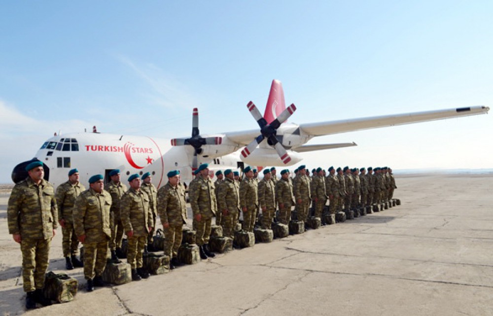 Azerbaijan's peacekeepers leave for Afghanistan