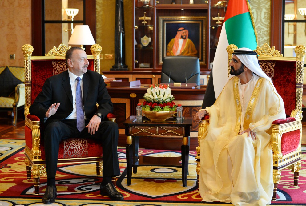 Azerbaijan, UAE consider areas for economic cooperation, sign documents