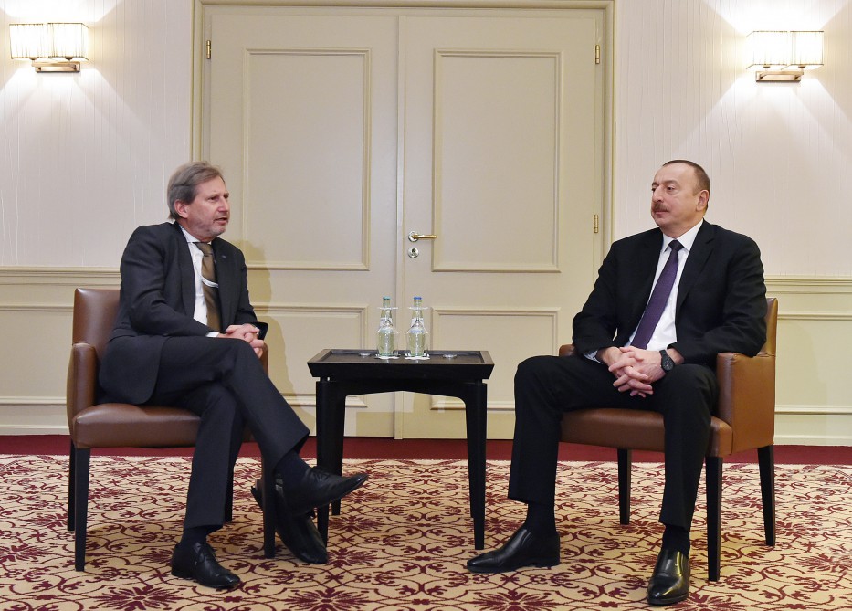 President Aliyev holds meetings in Munich UPDATE