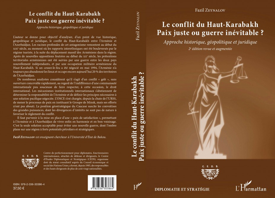 Book on Nagorno-Karabakh conflict published in France