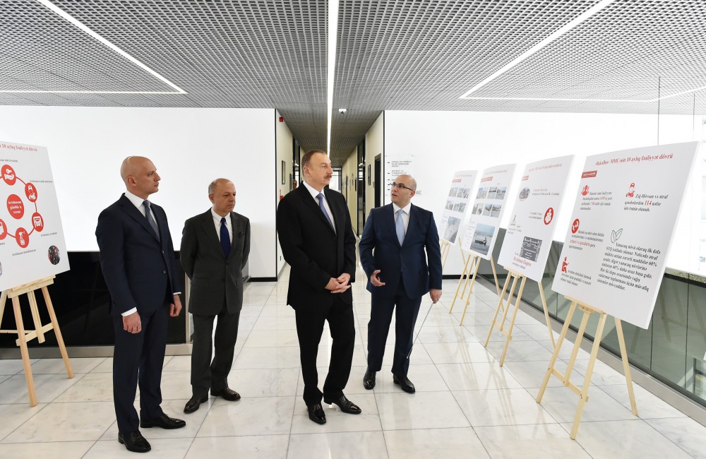 President Aliyev inaugurates second bus depot of Bakubus LLC