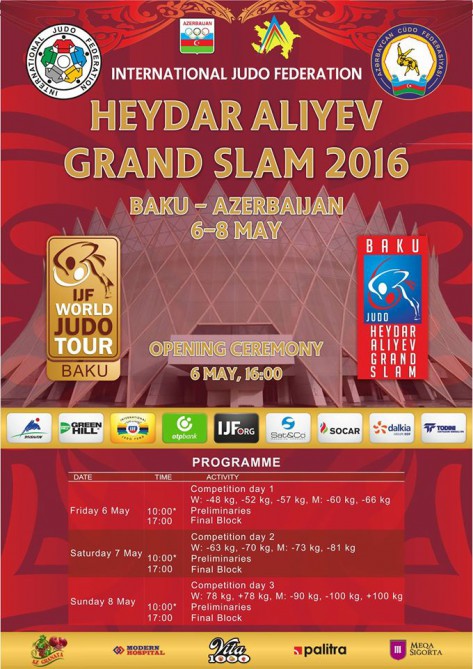 Baku to host Judo Grand Slam tournament