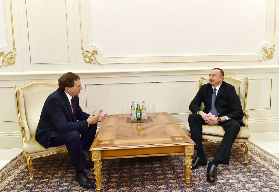 President Aliyev receives Secretary General of the Socialist Int’l
