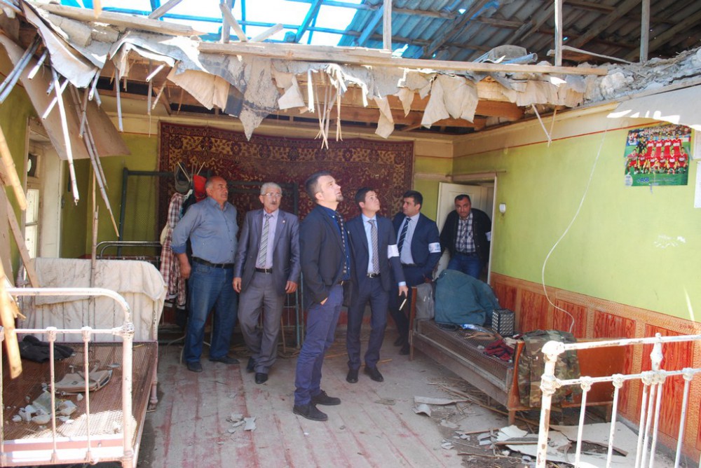 UNHCR Evaluation Mission visit Azerbaijani settlements shelled by Armenians