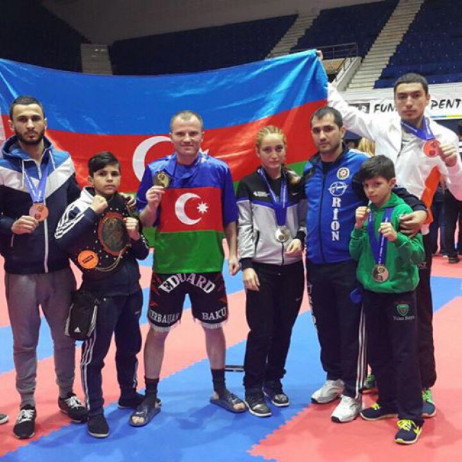 Azerbaijani kickboxer 7time European champion