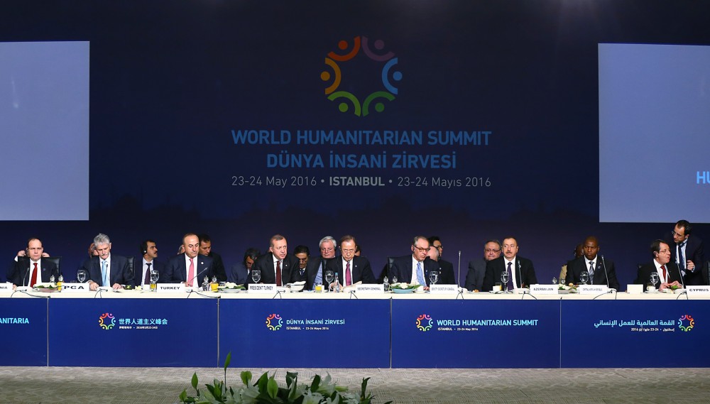 President Aliyev attends first World Humanitarian Summit - UPDATE