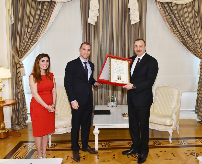 President Aliyev receives Editor-in-Chief, Regional Director of The Business Year magazine