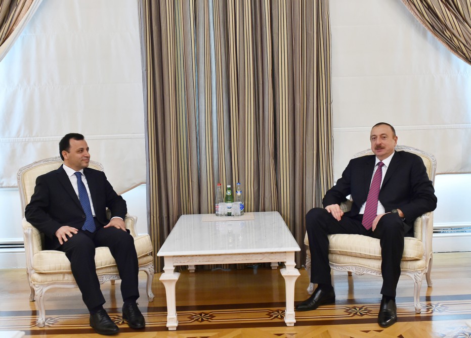 President Aliyev receives Turkish delegation