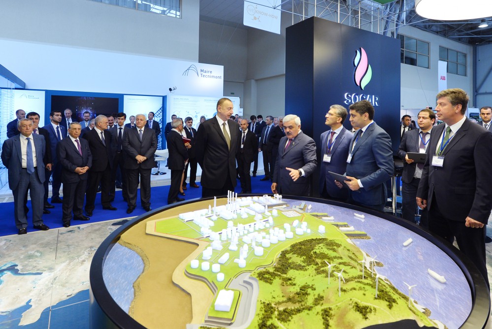 President Aliyev attends opening of Caspian Oil & Gas exhibition 2016 - UPDATE