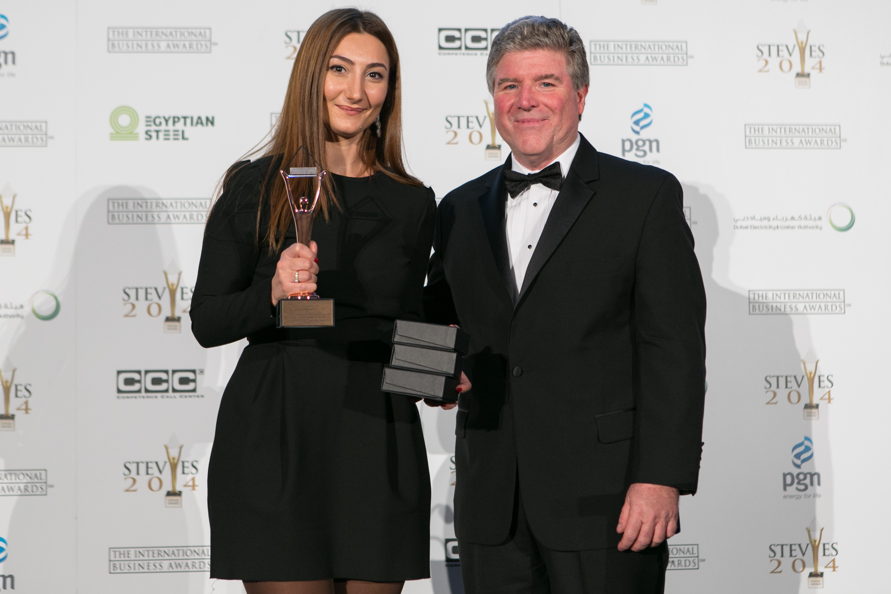 Azercell wins Int'l Business Award “Stevie”