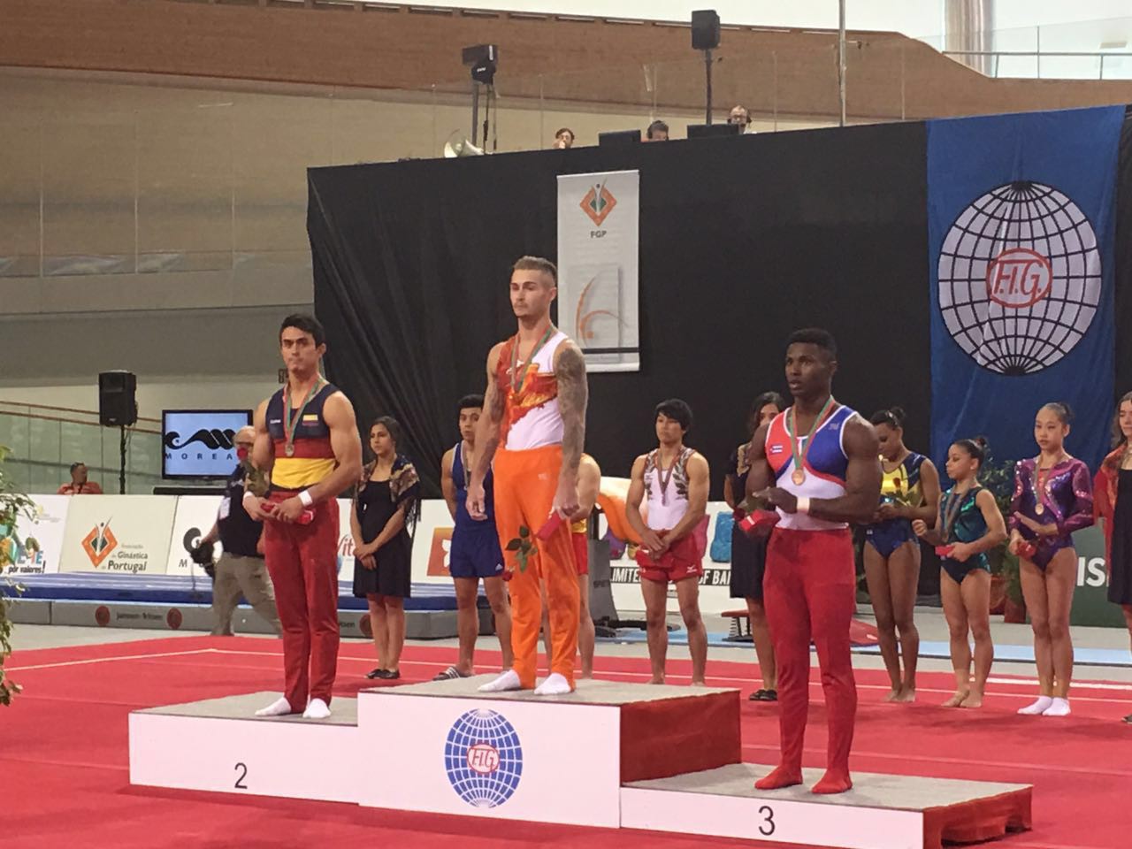 National gymnasts successfully perform at international competitions