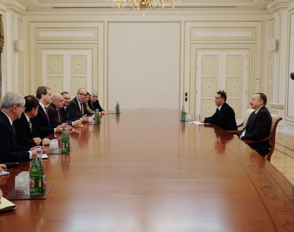 President Aliyev receives delegation of American Jewish Committee