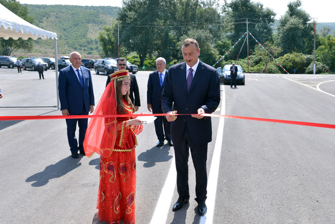 President Aliyev visits Azerbaijani northern regions - UPDATE