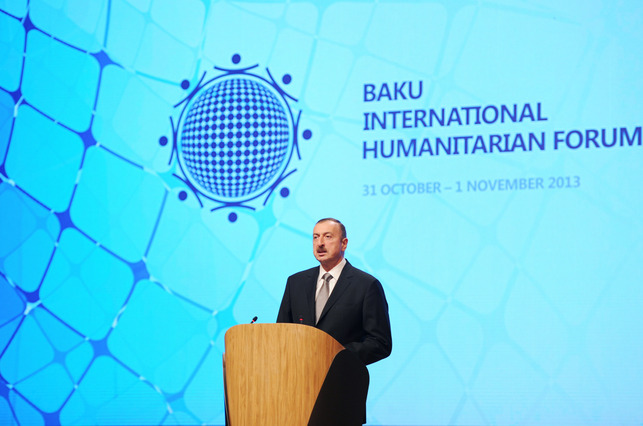 President Aliyev says humanitarian agenda unites nations (UPDATE-2)