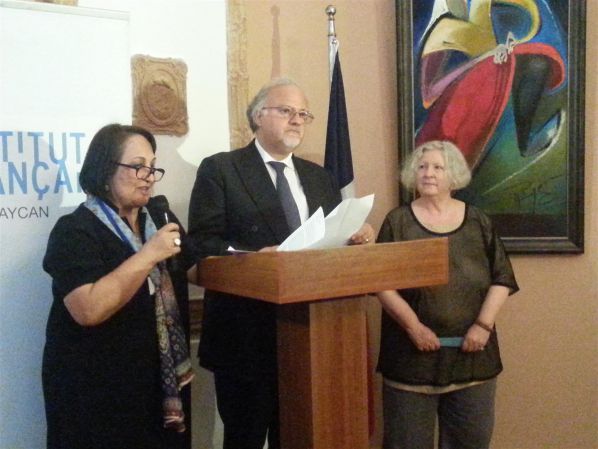 French embassy exhibits works of Azerbaijani artist