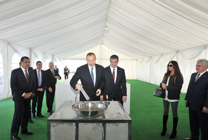 President Aliyev, First Lady visit country's regions