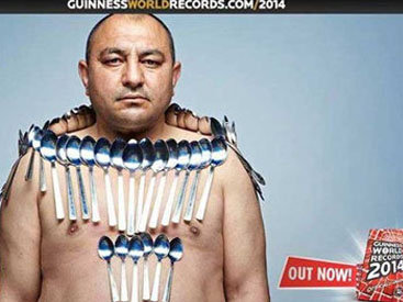 Azerbaijani 'magnetic man' listed in Guinness World Records