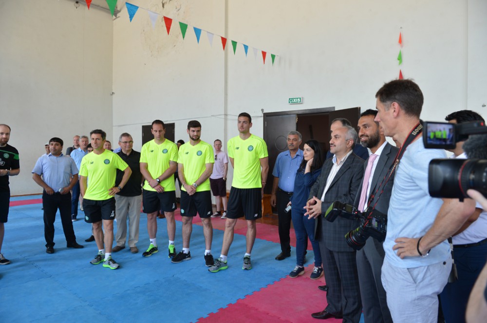 Celtic members visit residential complex for IDPs, refugees in Baku