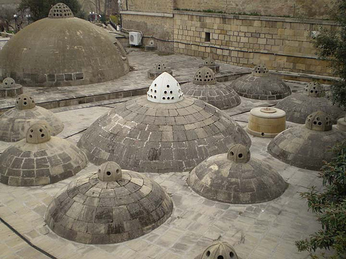 Traditional hamams in all its glory in Baku