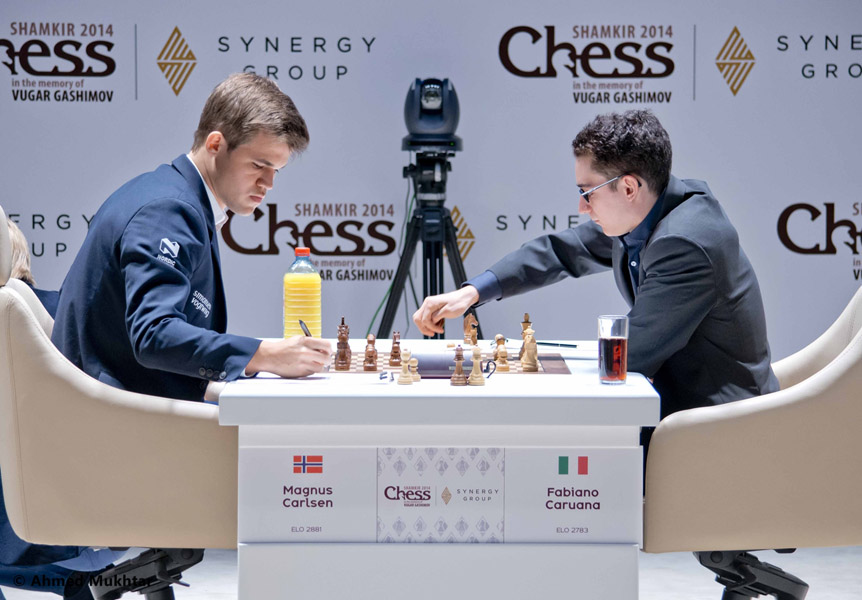 Duelo de gigantes, Caruana v Carlsen