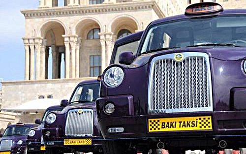 Hailing a cab in Baku