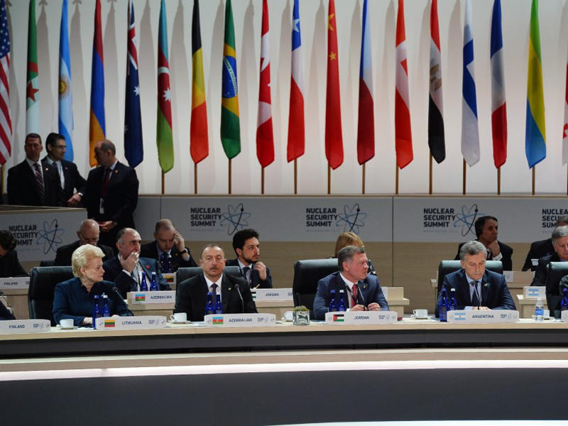 President Aliyev attends 4th Nuclear Security Summit in Washington