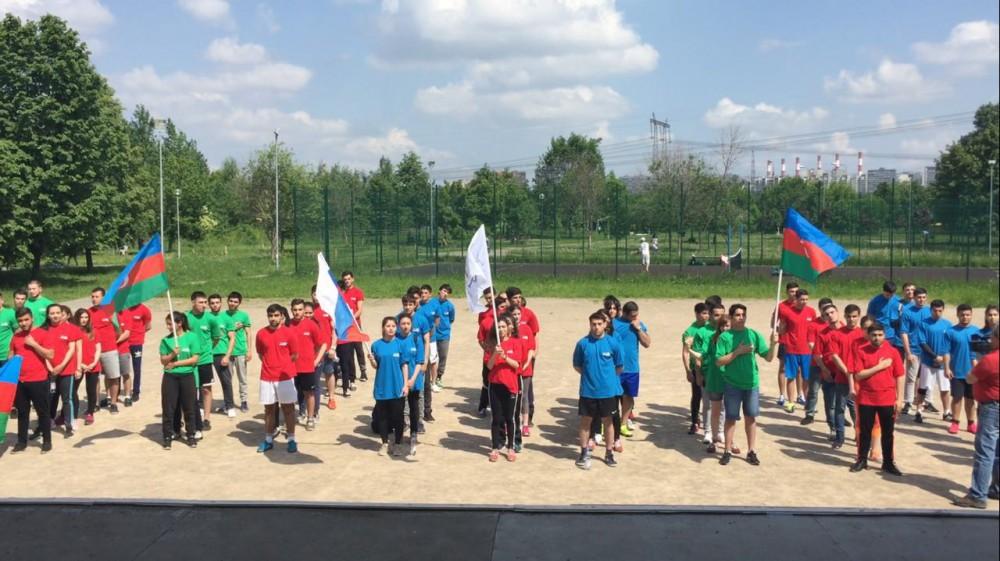 Azerbaijani youth participated in military sports game in Moscow