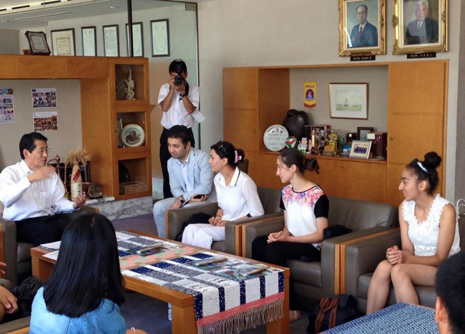 Azerbaijani students visit Japan