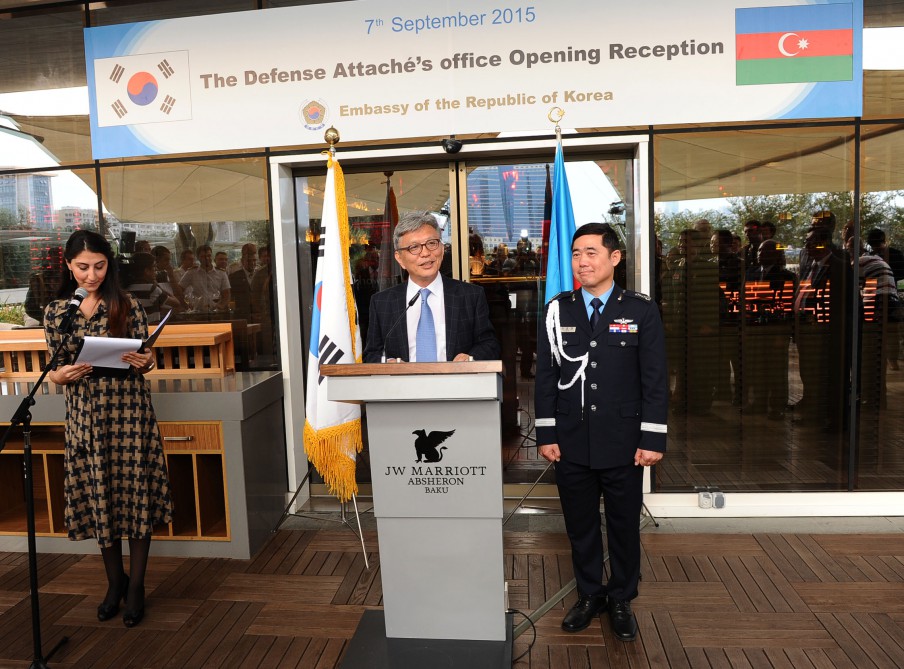 South Korea opens military attache office in Baku