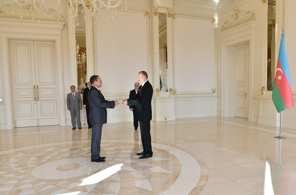 President Aliyev receives incoming Latvian ambassador