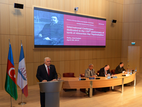 Int’l conference honoring Alimardan bay Topchubashov’s memory kicks off