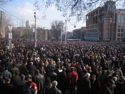 Armenian president's inauguration marred with protests