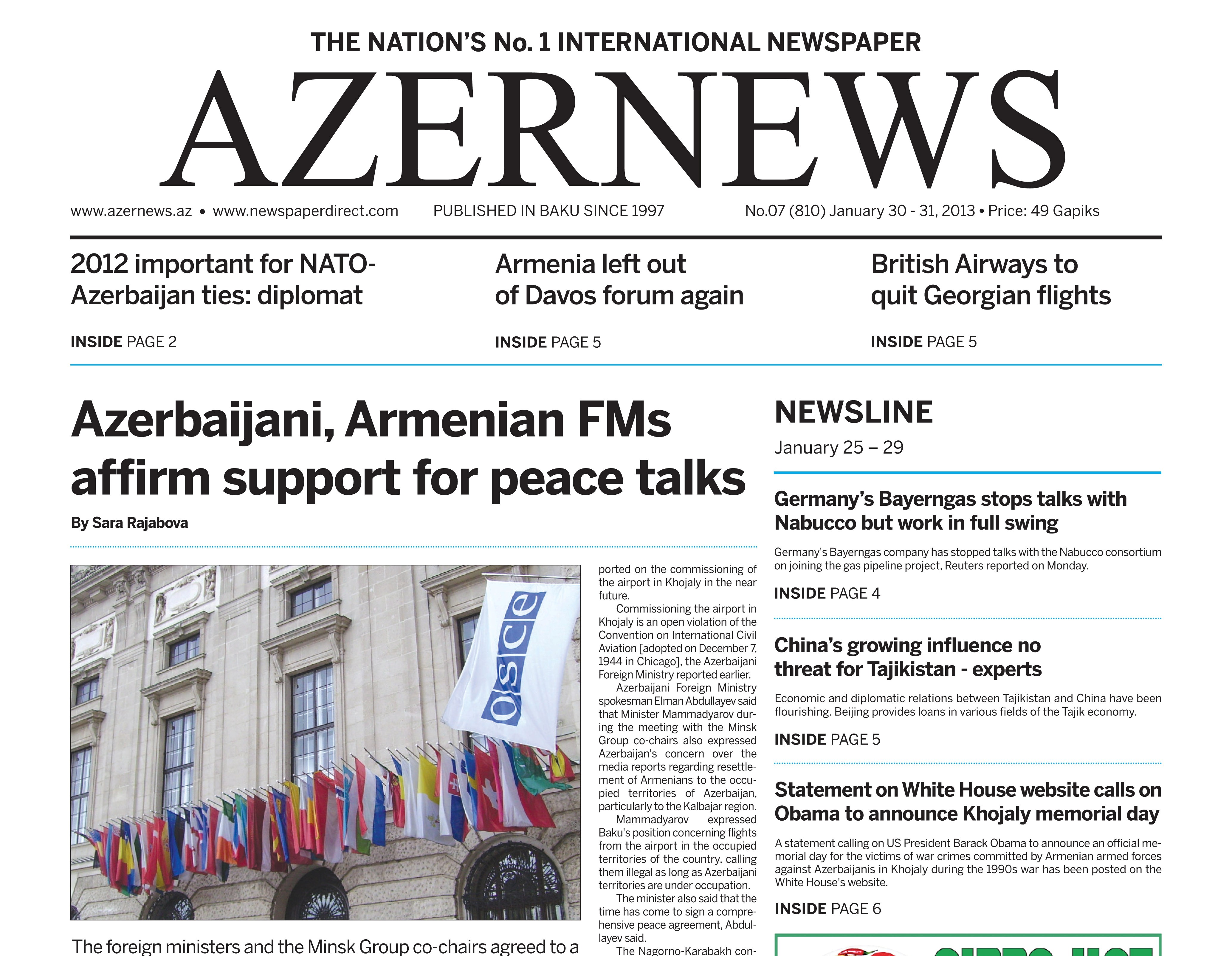 AzerNews releases another print issue
