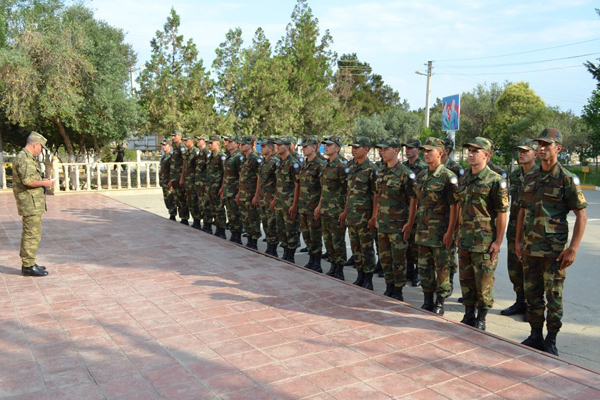 Another group of Azerbaijani peacekeepers seen off to Afghanistan