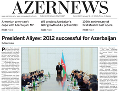 Another print issue of AzerNews released