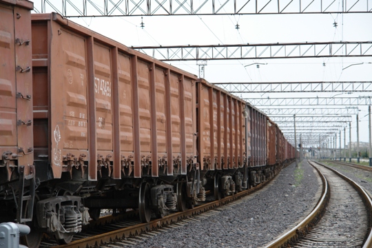 Georgia, Azerbaijan and Turkey FMs visit Georgian section of Baku-Tbilisi-Kars railway