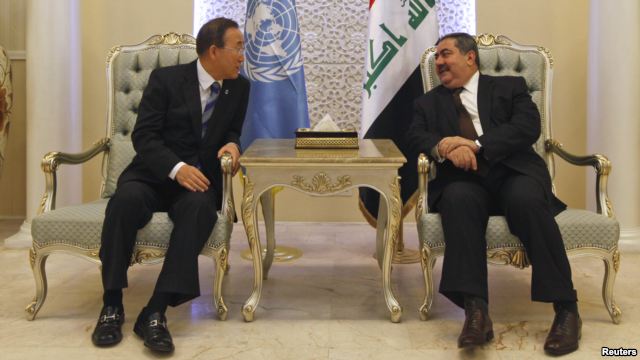UN chief visits Iraq for talks