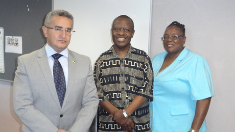 Azerbaijani ambassador to South Africa meets head of national library