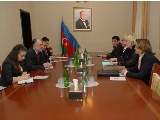 Azeri FM, OSCE media rep exchange views on journalism, cyber security