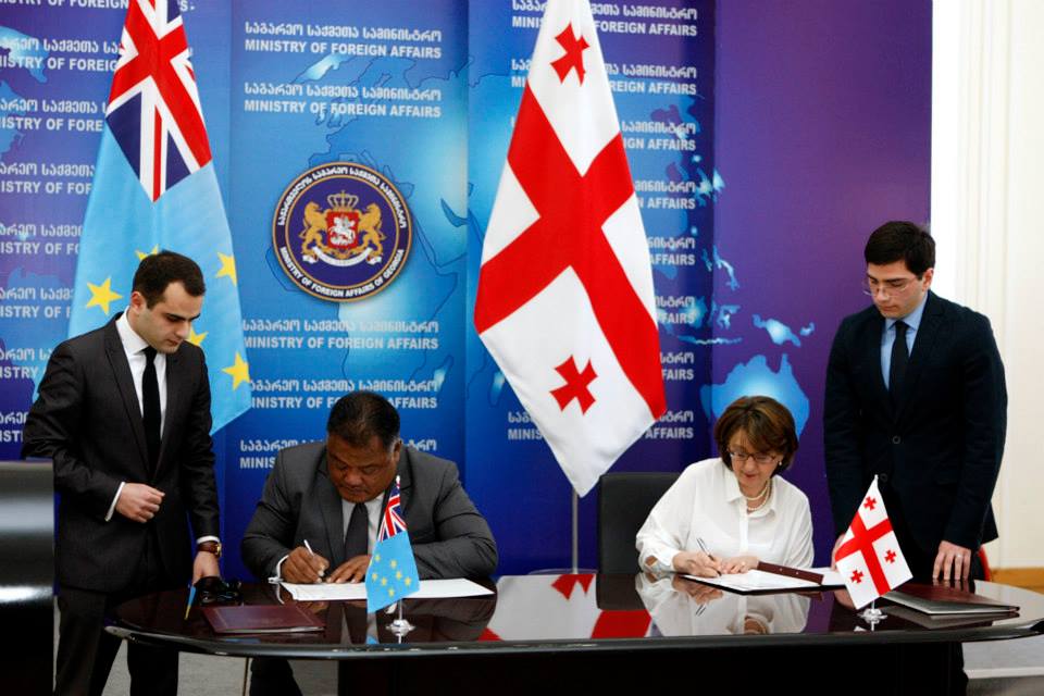Georgia, Tuvalu establish diplomatic relations