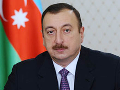 President Aliyev arrives in Kurdamir district