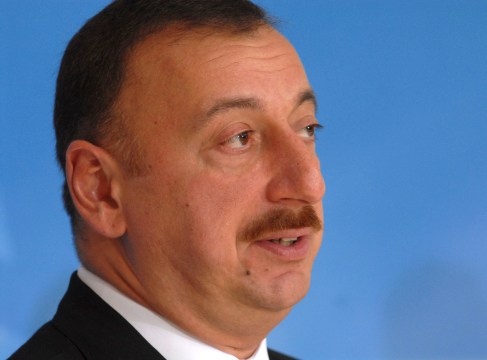 Azeri president opens military hospital