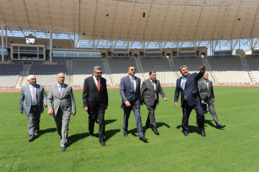 President opens major stadium after overhaul