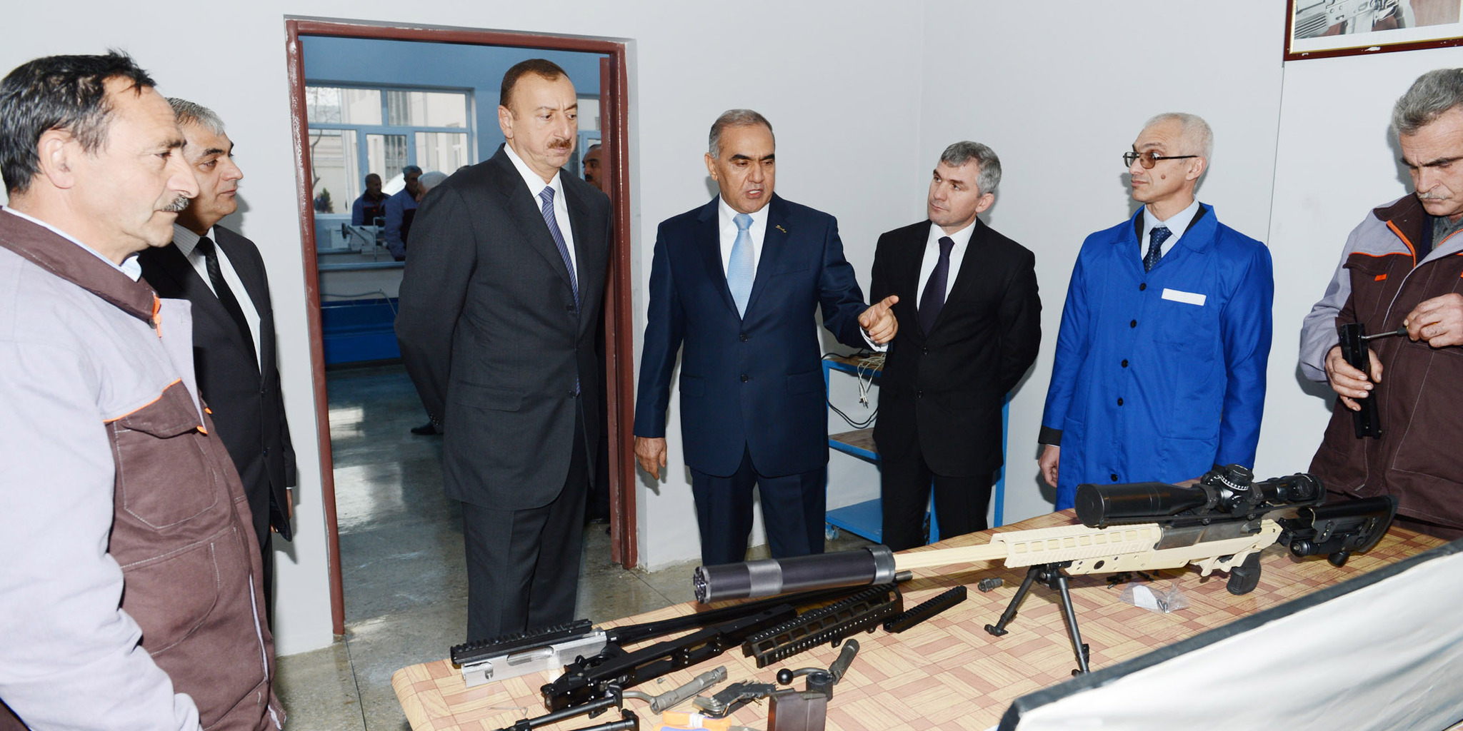 Aliyev opens new defense facility