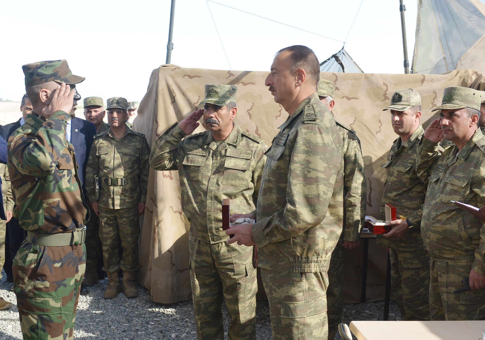 Azerbaijani President visits frontline regions (UPDATE)