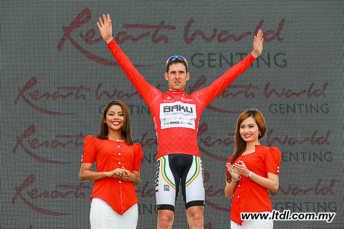 Cyclist Matt Brammeier still owns red jersey at Tour de Langkawi