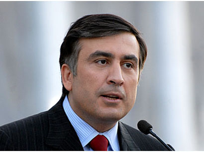 Georgia's Saakashvili attends opening of Bush presidential library in Dallas